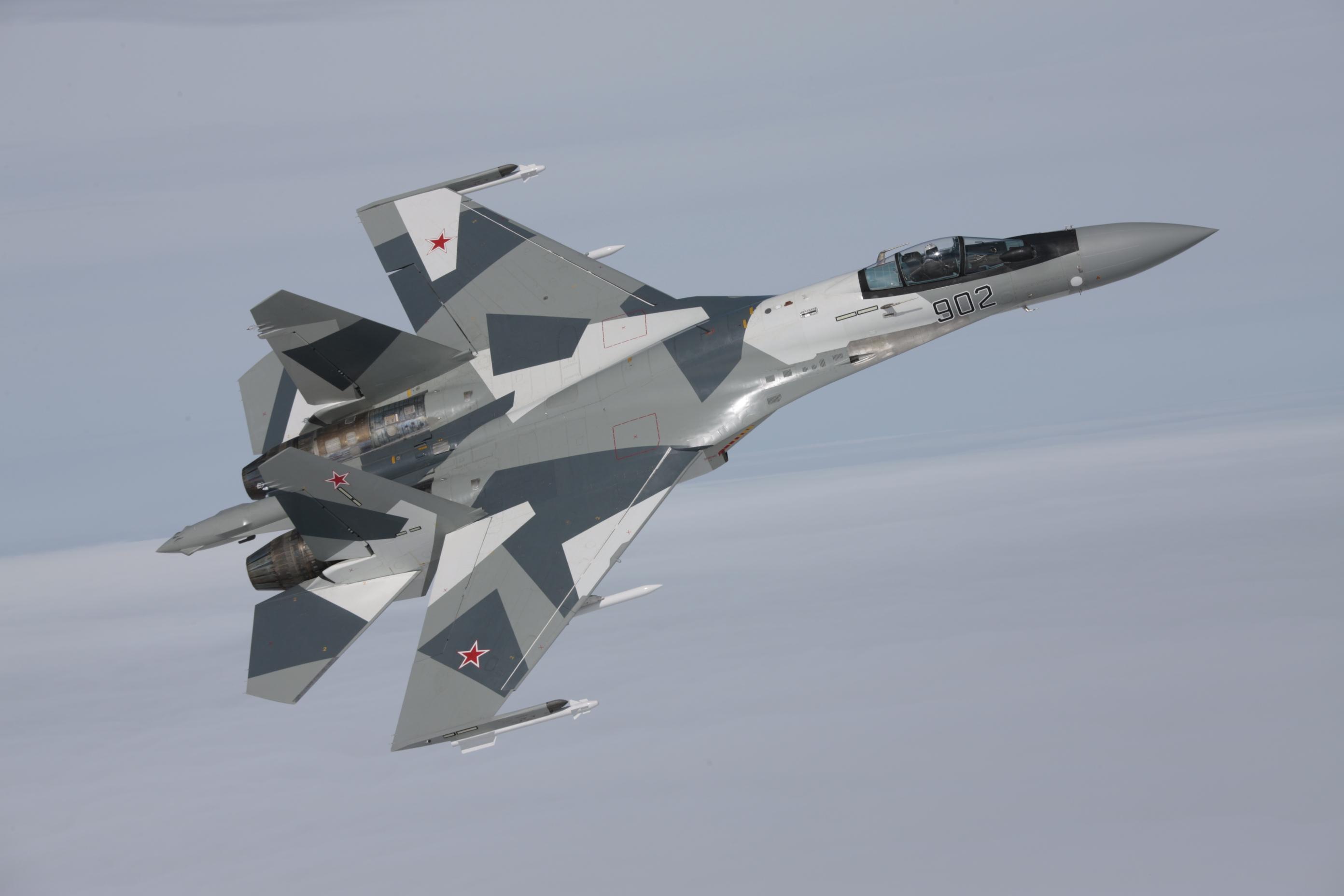 aircraft, Sukhoi, Su-35 Flanker-E - desktop wallpaper