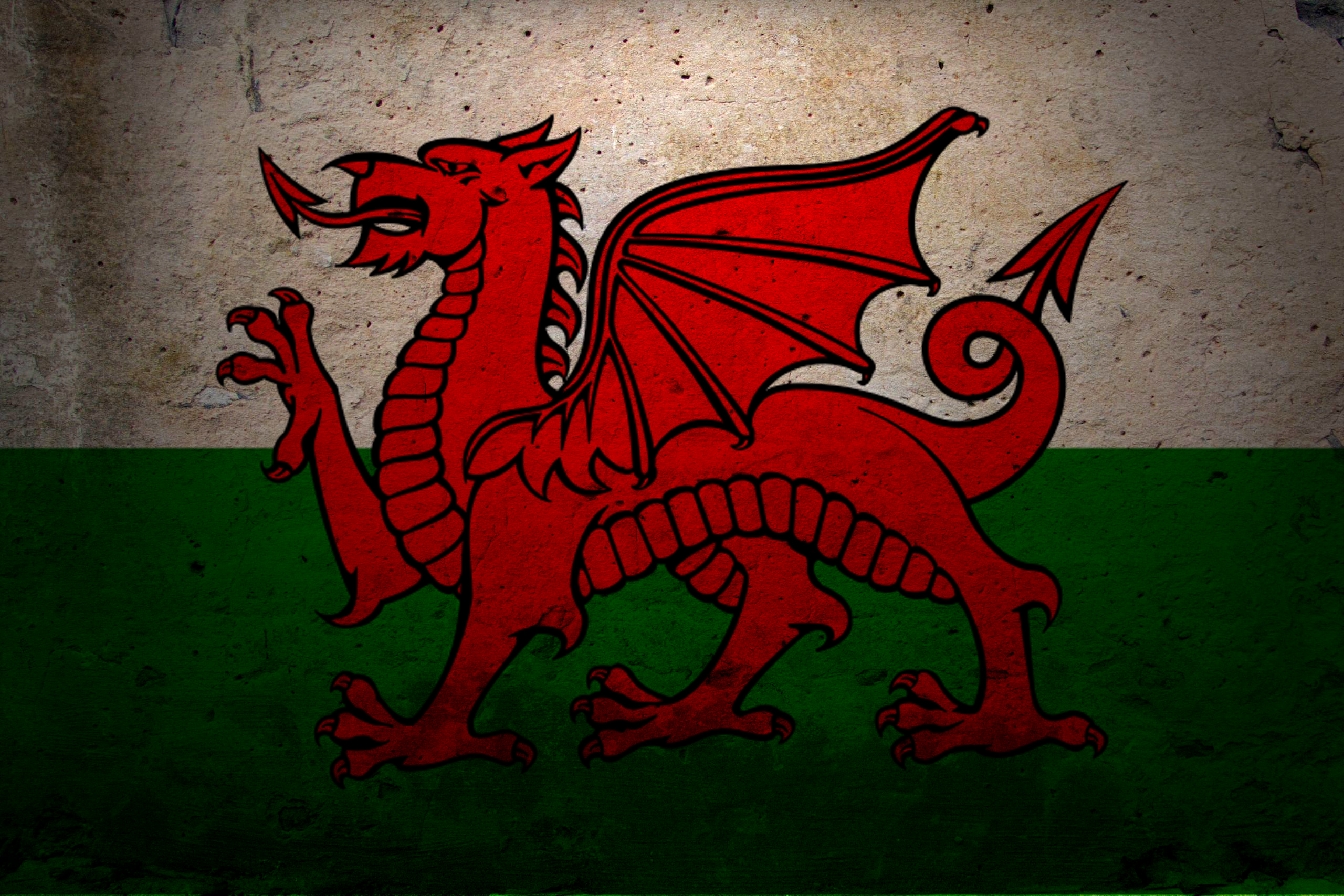 flags, Wales - desktop wallpaper