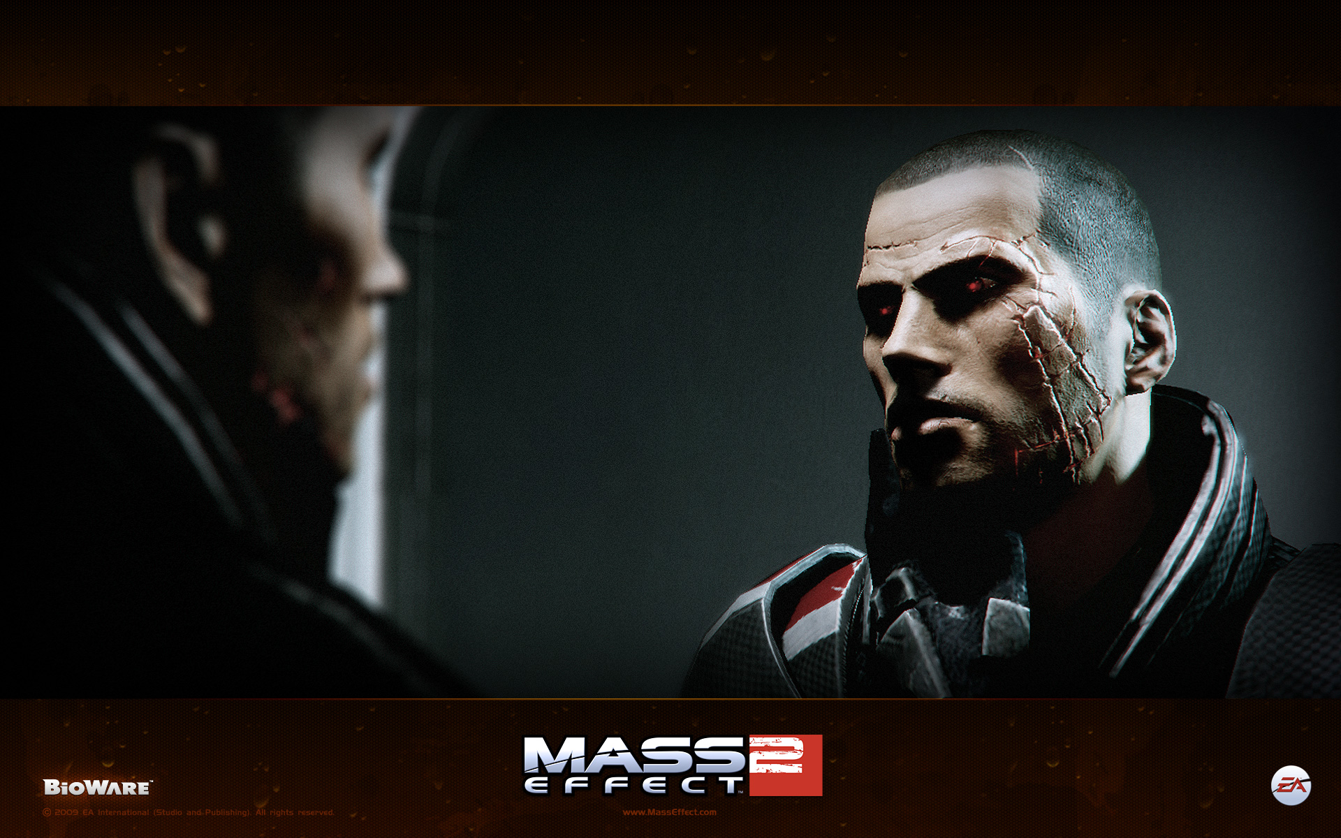 BioWare, Mass Effect 2, Commander Shepard - desktop wallpaper