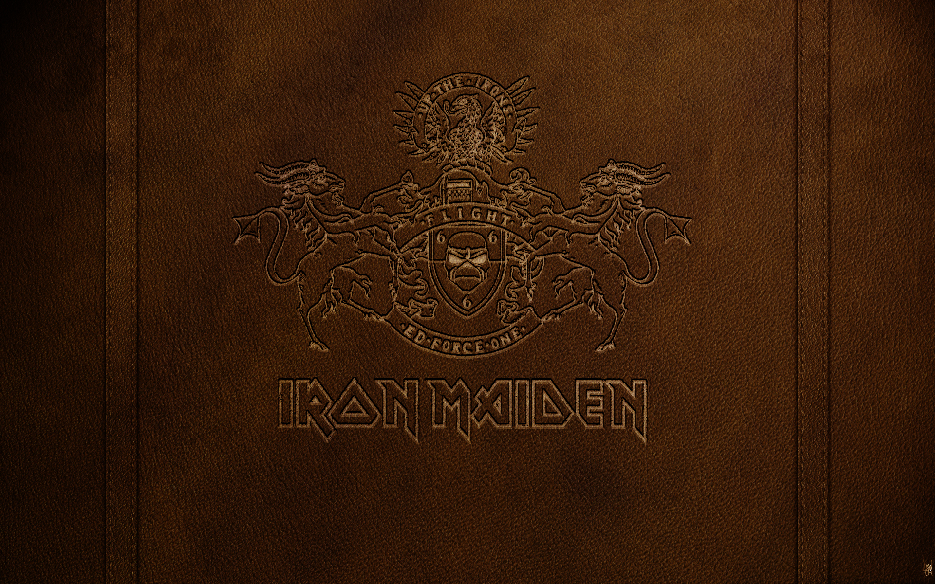 Iron Maiden, Rock music, logos - desktop wallpaper