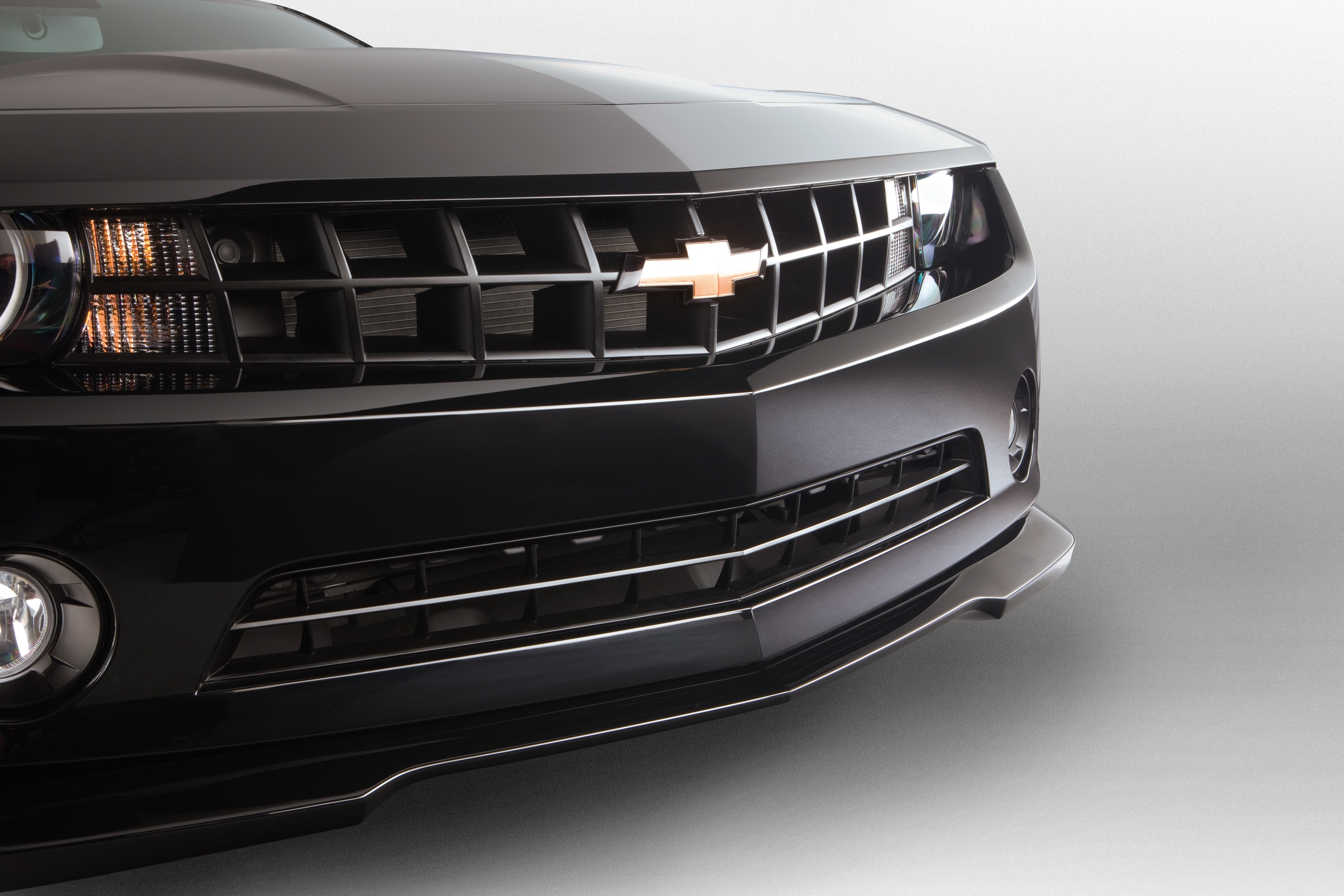 black, cars, Chevrolet, vehicles, Chevrolet Camaro, headlights - desktop wallpaper