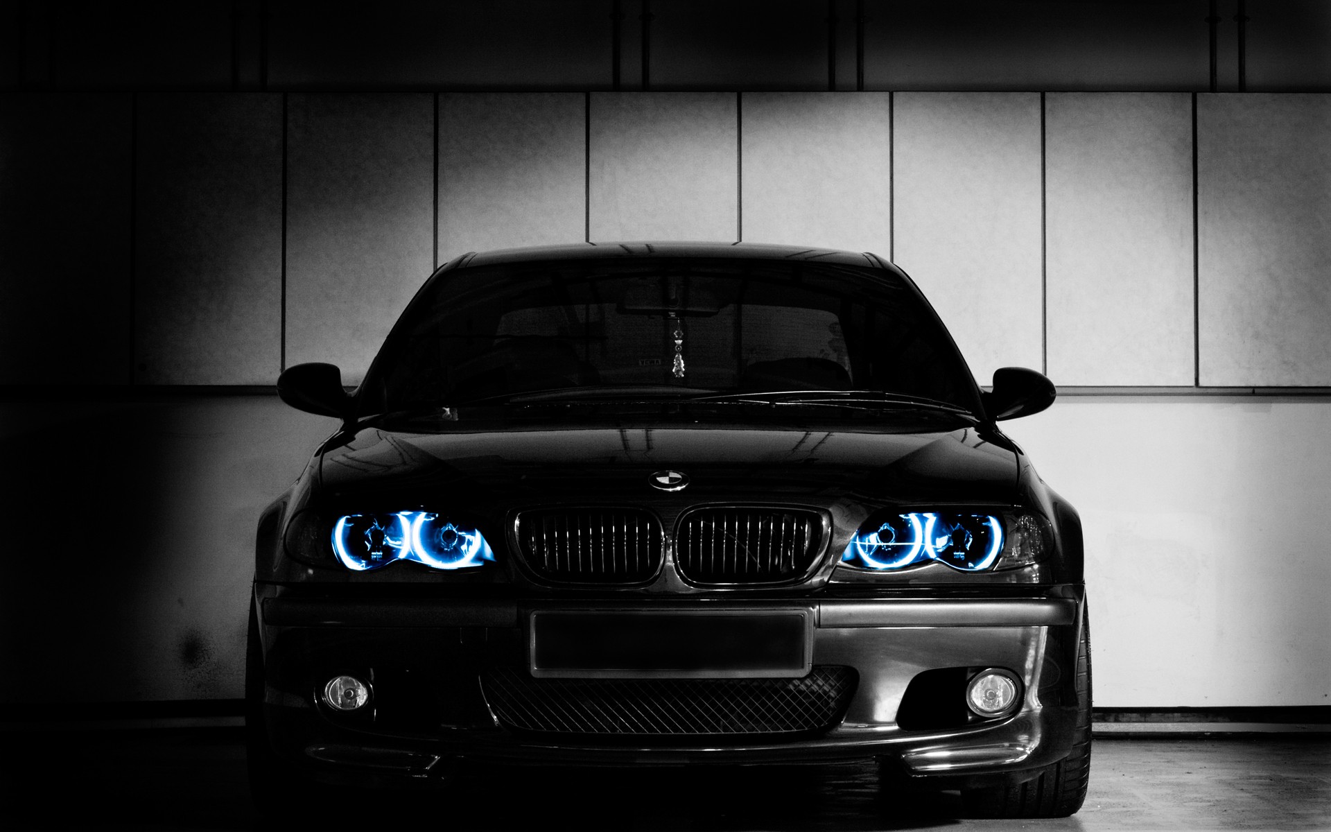 BMW, cars, vehicles, BMW E46, black cars - desktop wallpaper