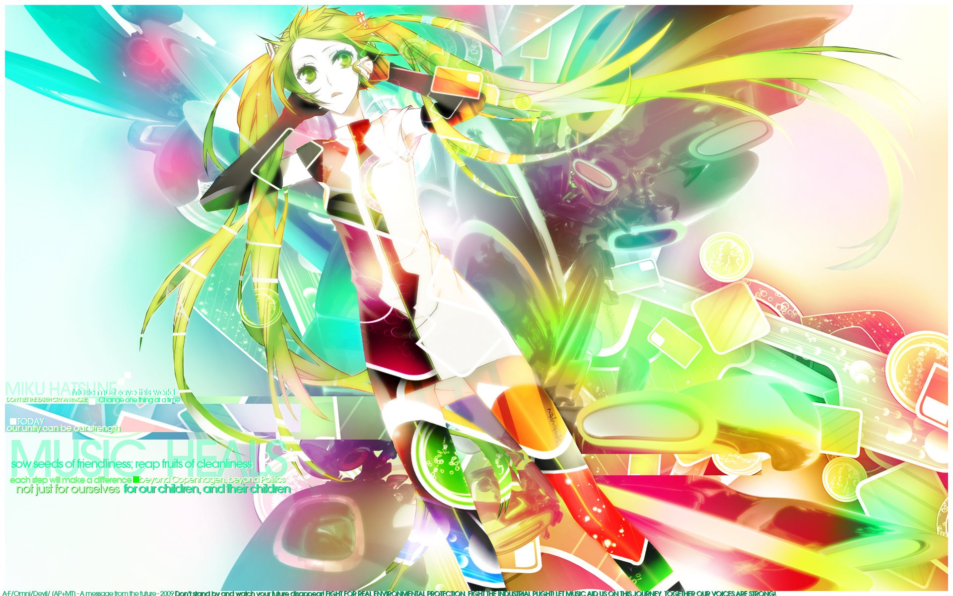 Vocaloid, Hatsune Miku, Miwa Shirow, anime girls - desktop wallpaper