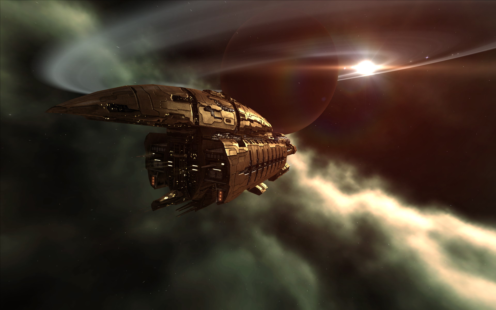 EVE Online, spaceships, vehicles, Abaddon - desktop wallpaper