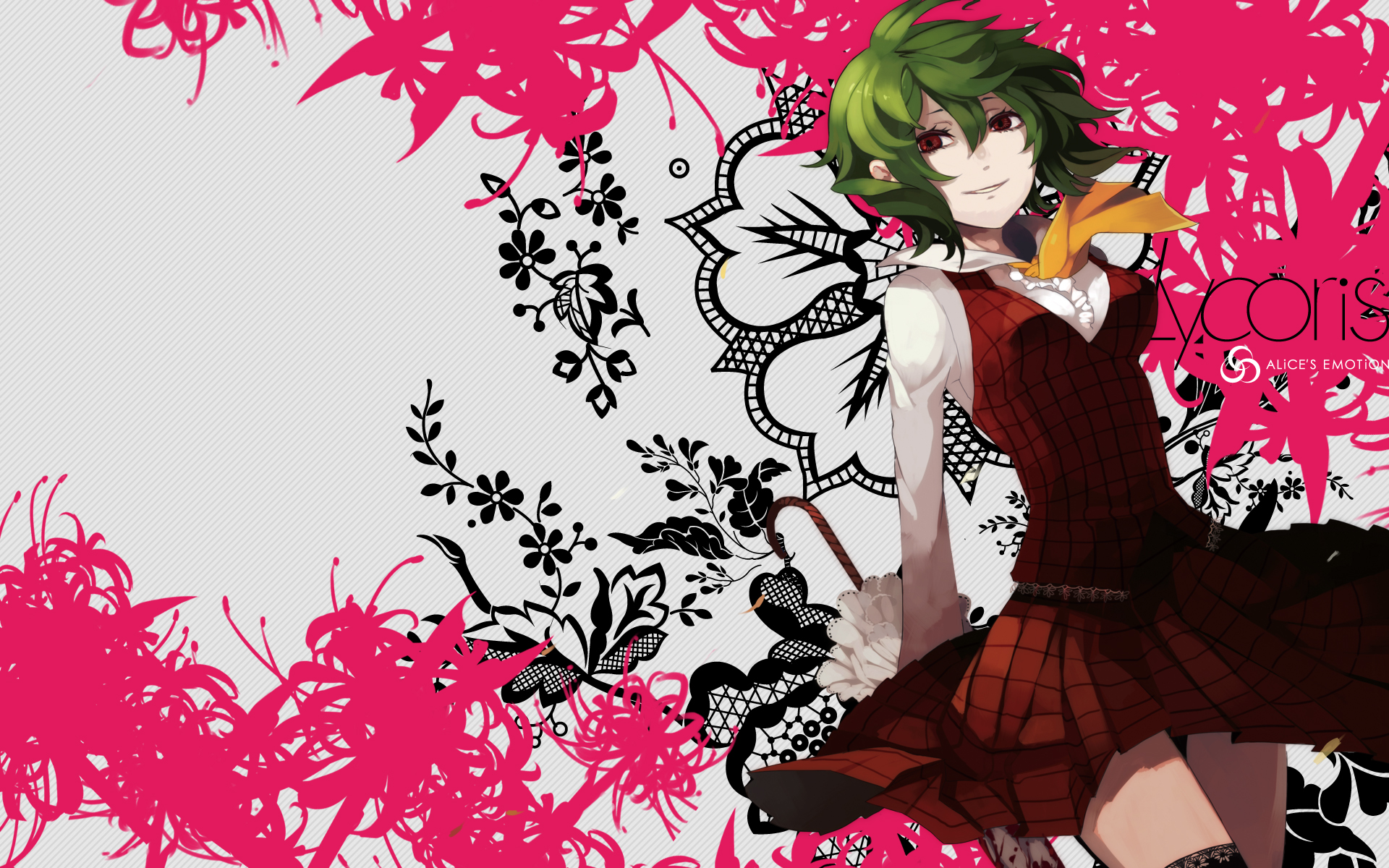 Touhou, green hair, Kazami Yuuka, games - desktop wallpaper