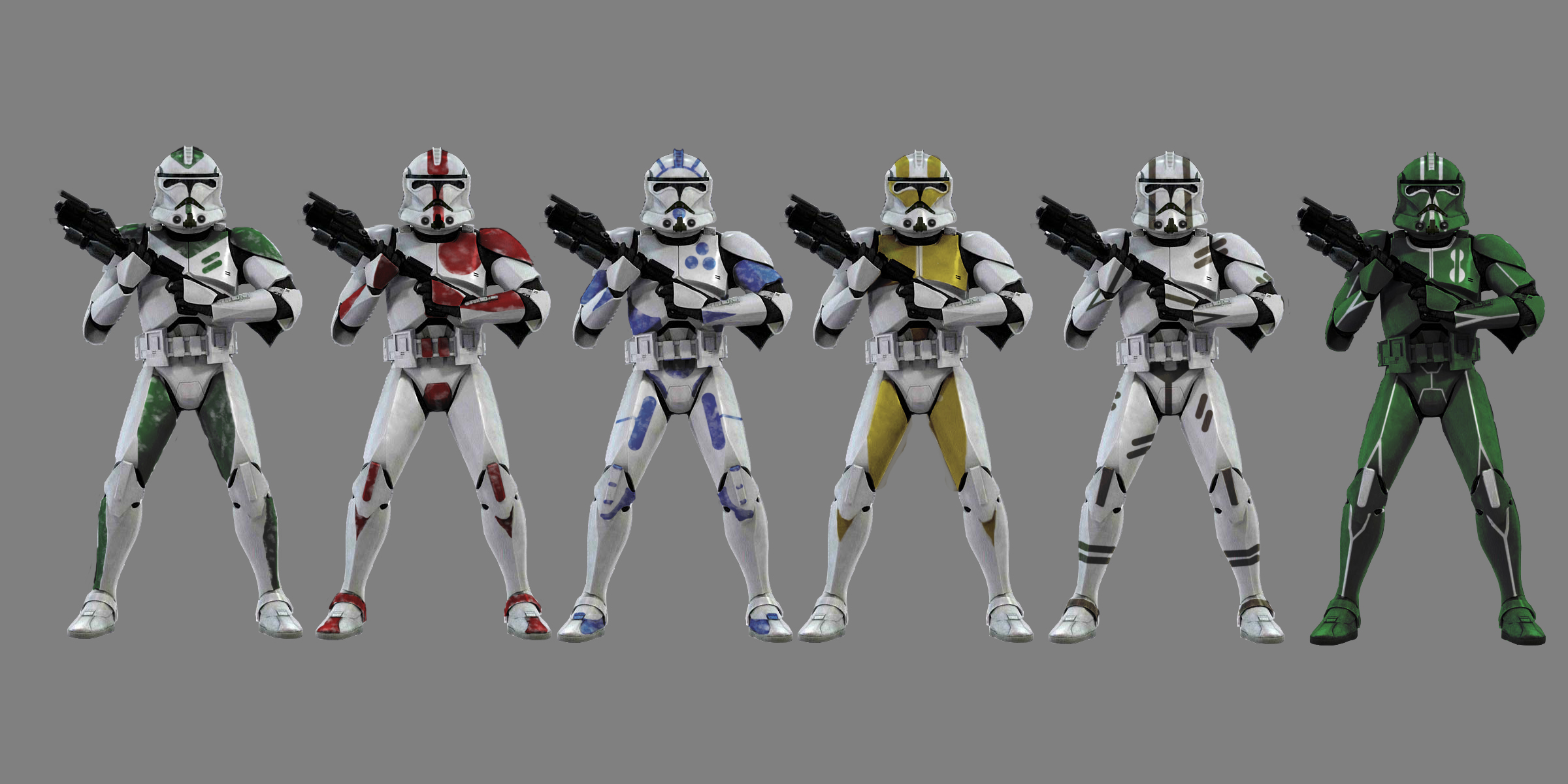 Star Wars, Clone Troopers - desktop wallpaper