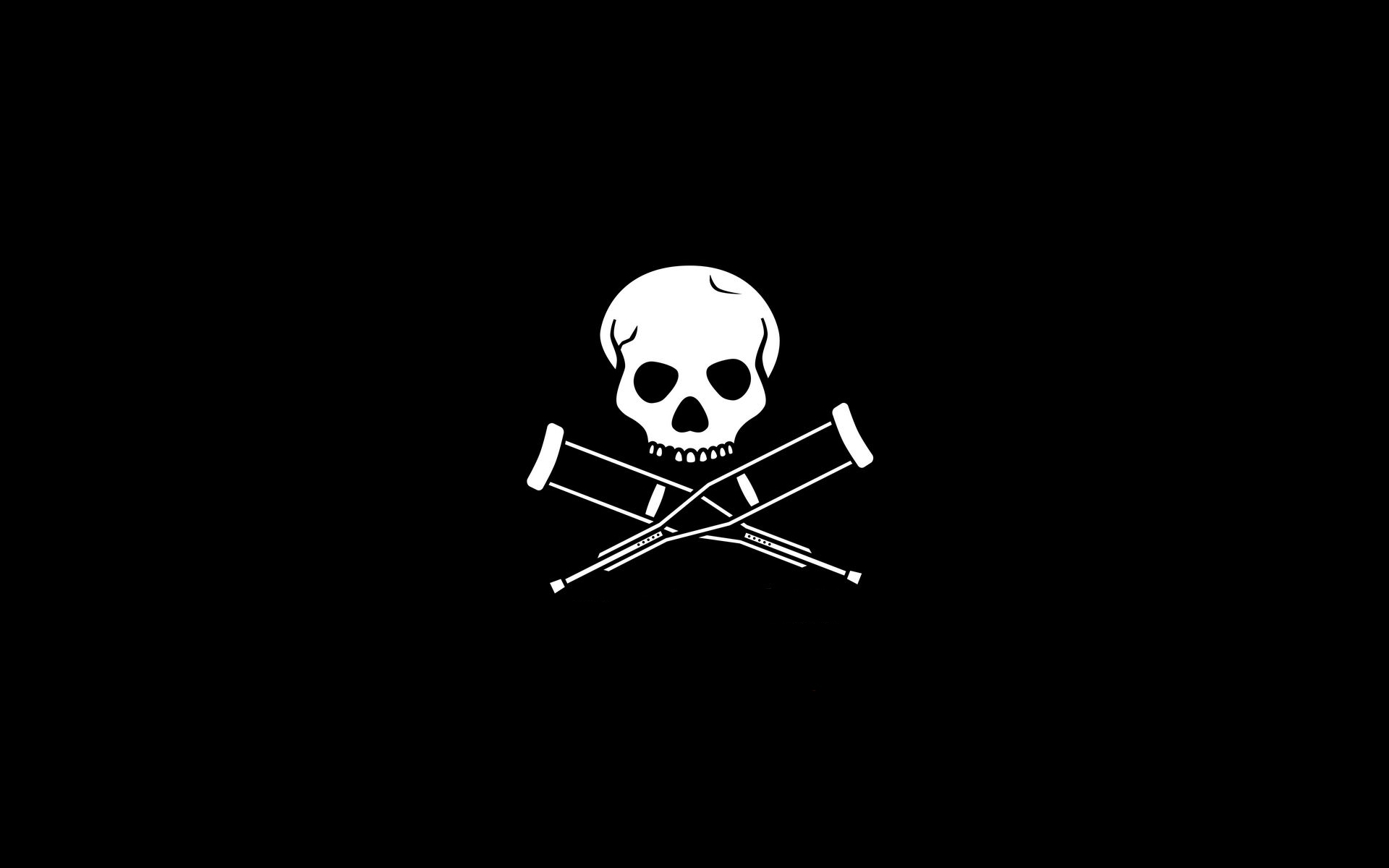 skulls, Jackass, black background - desktop wallpaper