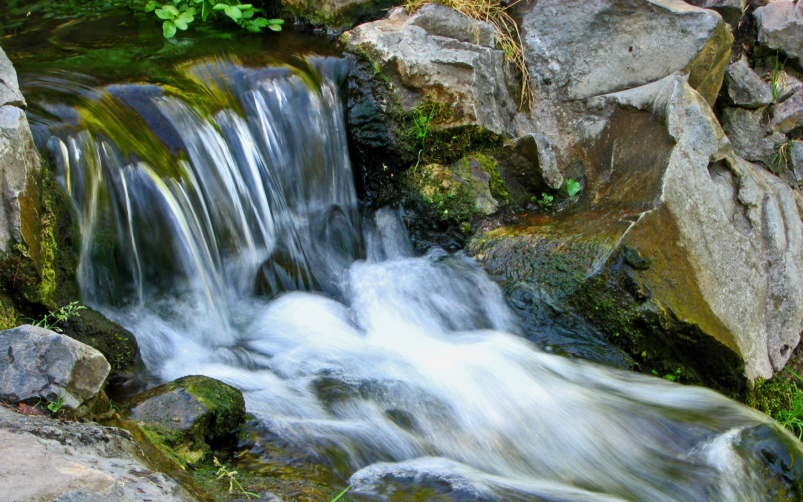 water, nature, waterfalls - desktop wallpaper