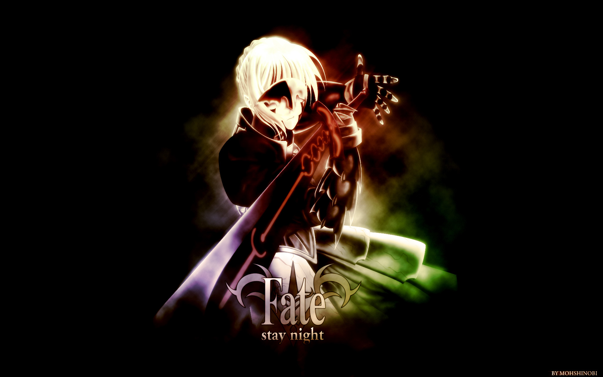 Fate/Stay Night, Saber, simple background, Saber Alter, Fate series - desktop wallpaper