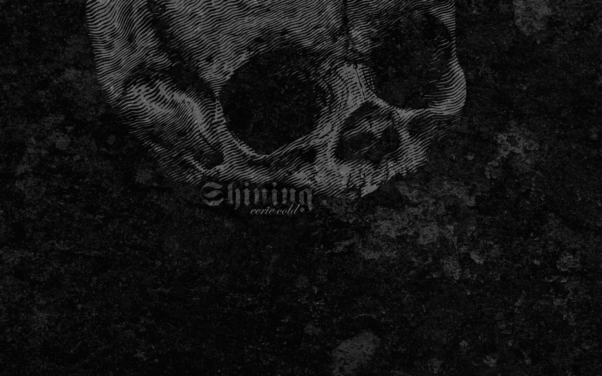 skulls, black, metal, cold, shining, textures - desktop wallpaper