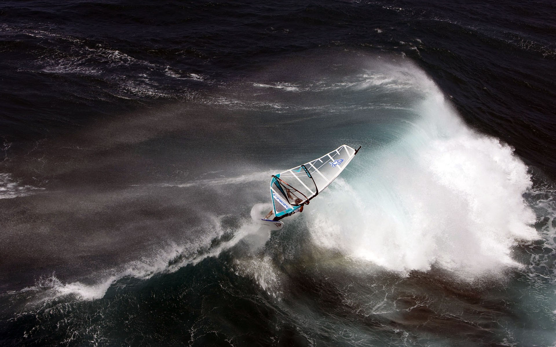 water, waves, sports, windsurfing, windsurf, sea - desktop wallpaper