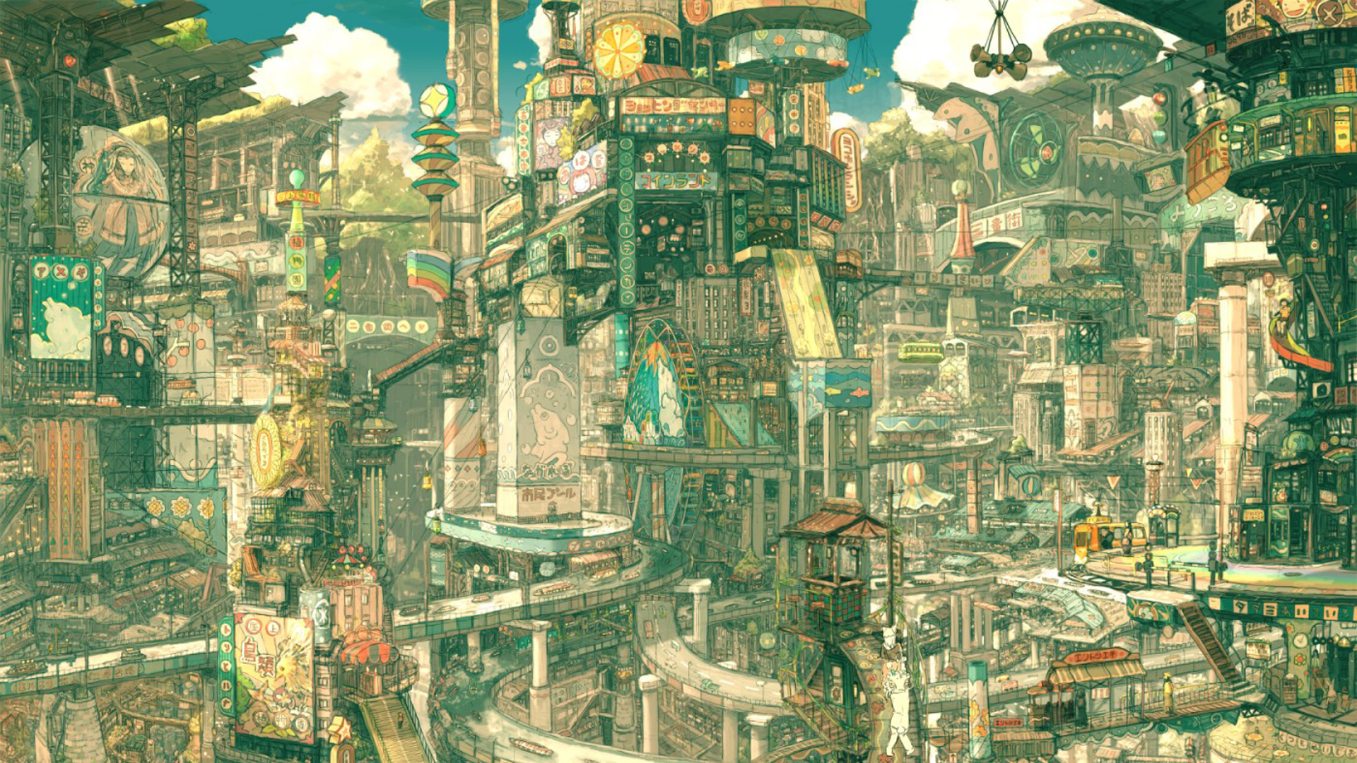 cityscapes, architecture, steampunk, buildings, imperial boy - desktop wallpaper