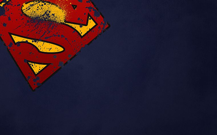 minimalistic, DC Comics, Superman, Superman Logo - desktop wallpaper