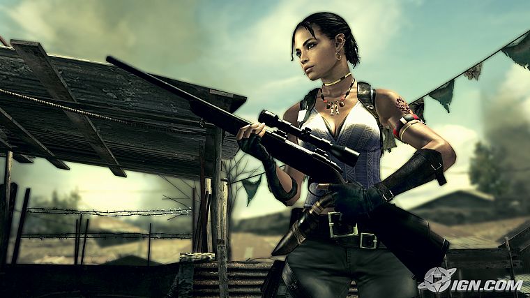 Resident Evil, girls with guns, Sheva Alomar - desktop wallpaper