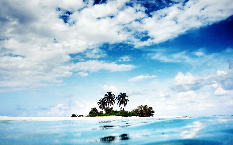 ocean, paradise, islands - desktop wallpaper