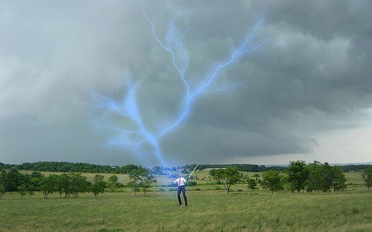 men, apocalypse, Highlander, Barack Obama, lightning - desktop wallpaper
