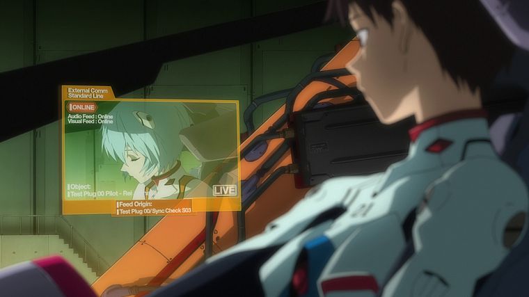 Ayanami Rei, Neon Genesis Evangelion, Ikari Shinji, anime, anime boys - desktop wallpaper