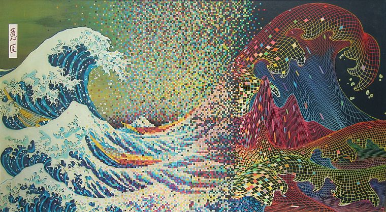 The Great Wave off Kanagawa - desktop wallpaper