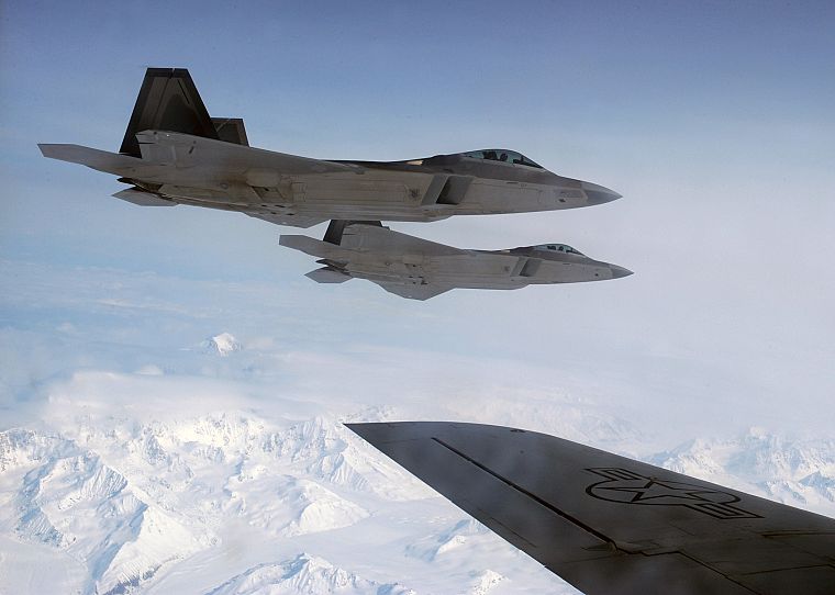 aircraft, military, F-22 Raptor, planes, fighter jets - desktop wallpaper