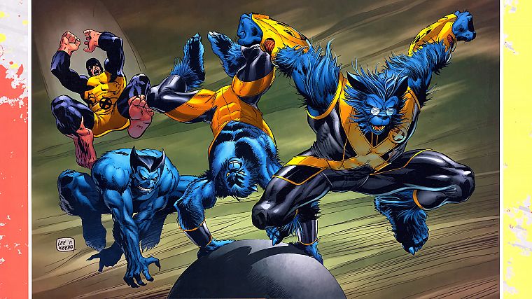comics, X-Men, Marvel Comics, Hank McCoy (Beast) - desktop wallpaper