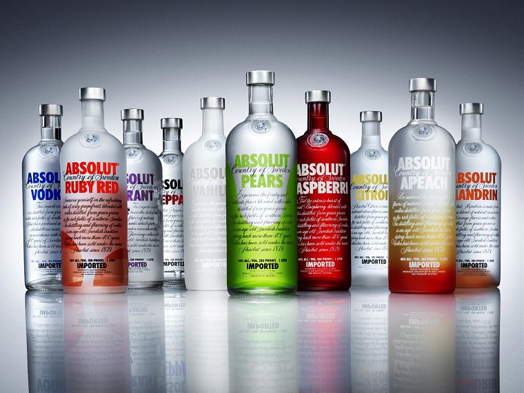 vodka, bottles, alcohol, Absolut - desktop wallpaper