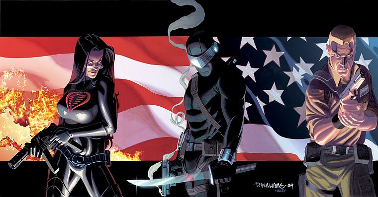 Baroness, G.I. Joe, Snake Eyes - desktop wallpaper