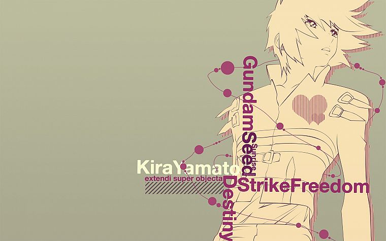 Gundam Seed, Kira - desktop wallpaper