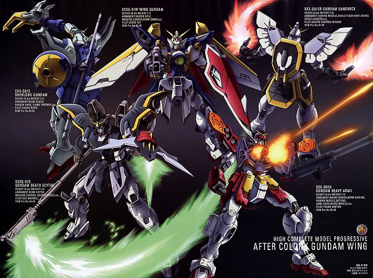 Gundam Wing - desktop wallpaper