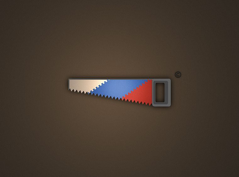 minimalistic, saw, Russians - desktop wallpaper