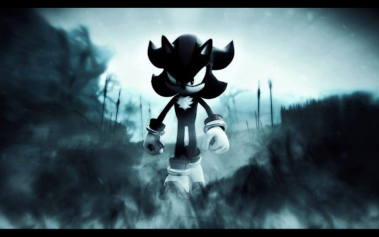 Sonic the Hedgehog, video games, assassins, dark, smoke, shadows, Sonic - desktop wallpaper