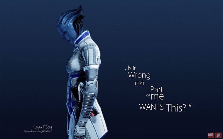 Mass Effect, Asari, Mass Effect 2, Liara TSoni - desktop wallpaper