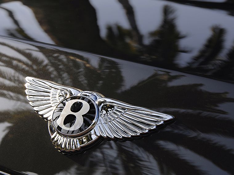 Bentley, logos, reflections - desktop wallpaper