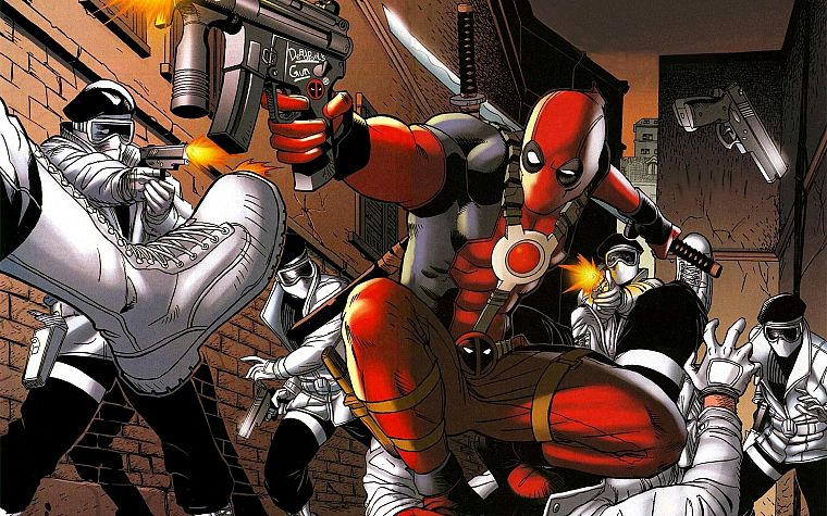 fantasy, Deadpool Wade Wilson, Marvel Comics - desktop wallpaper