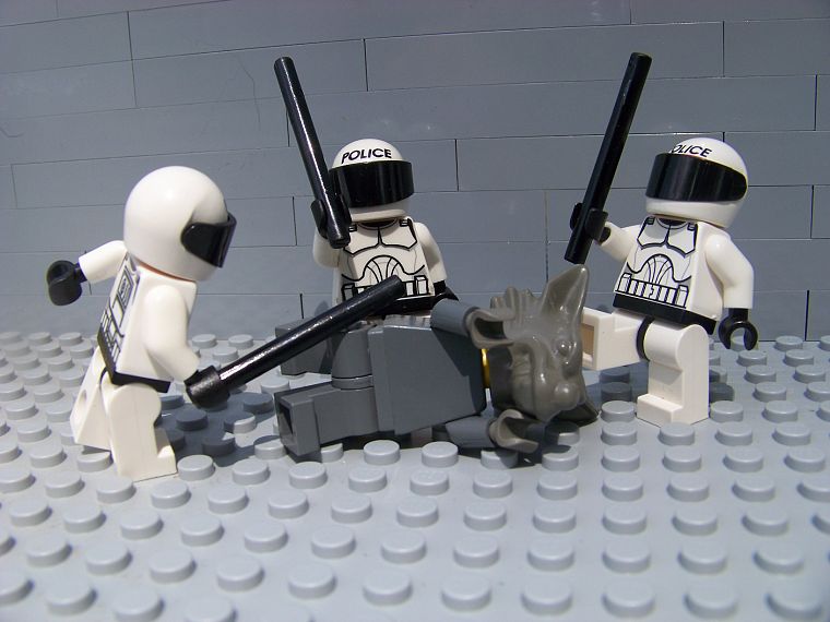 police, Legos - desktop wallpaper