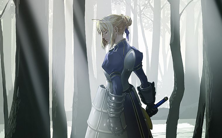 Fate/Stay Night, Saber, Fate series - desktop wallpaper