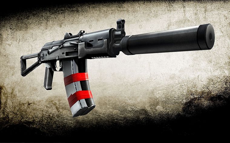 guns, weapons, silencer, ak-74, 5.45x39mm - desktop wallpaper