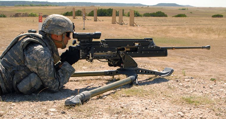machine gun, military, men, US Army, .50 cal, gunner, browning m2 - desktop wallpaper