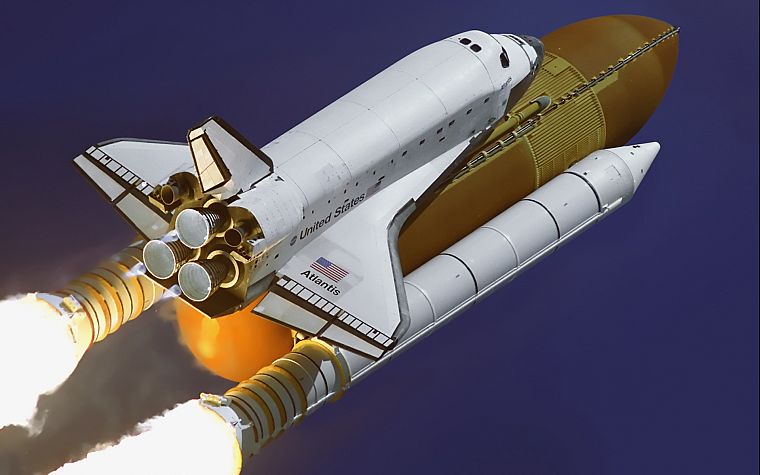 rockets, Space Shuttle, NASA - desktop wallpaper