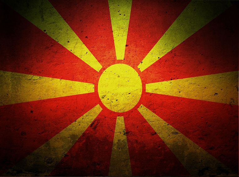 flags, Macedonia - desktop wallpaper