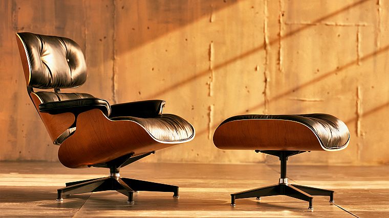 furniture, lounge chair, Eames Lounge - desktop wallpaper