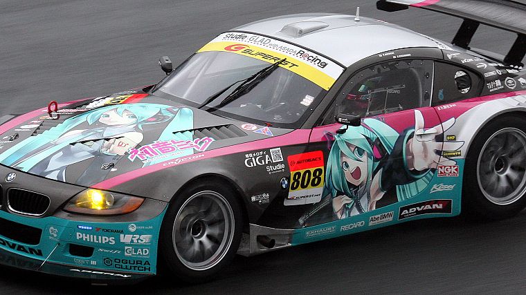 BMW, Vocaloid, Hatsune Miku, cars - desktop wallpaper