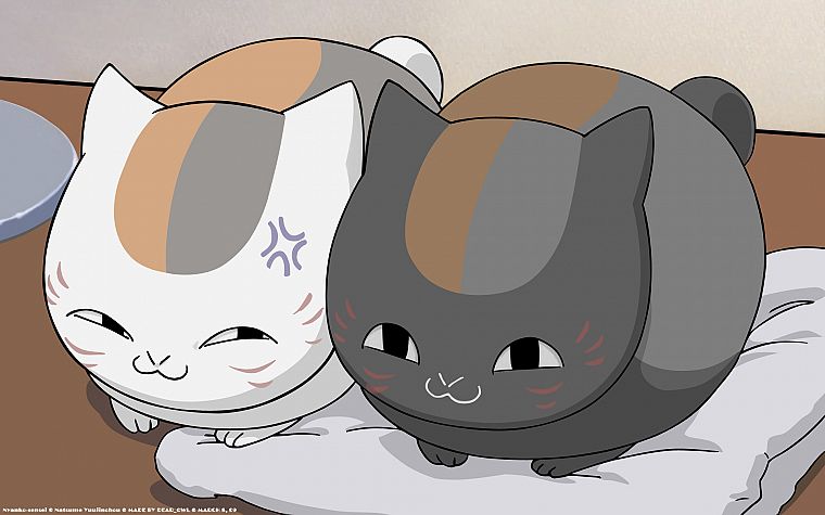cats, Natsume Yuujinchou - desktop wallpaper