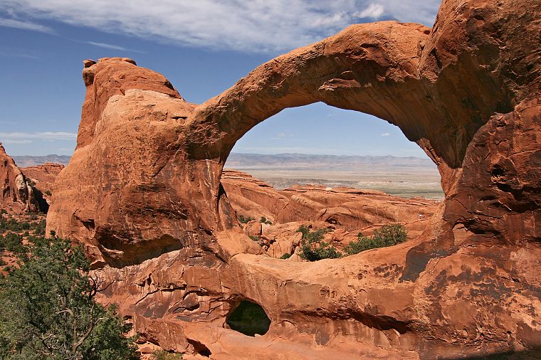 landscapes, deserts, Arches National Park, Utah, arches, rock formations - desktop wallpaper