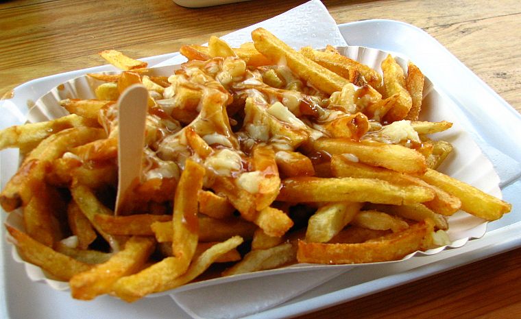food, french fries, poutine - desktop wallpaper