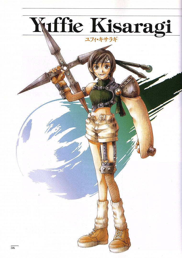 Final Fantasy VII, Yuffie Kisaragi - desktop wallpaper
