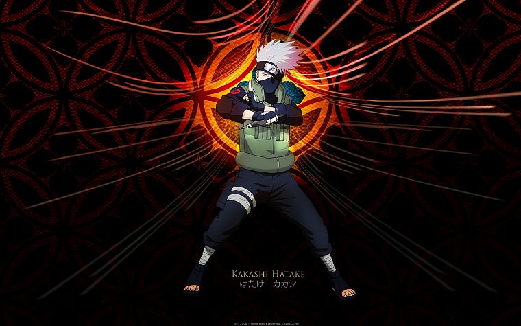 Naruto: Shippuden, Kakashi Hatake - desktop wallpaper