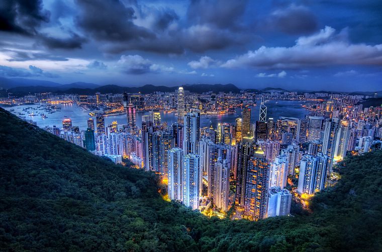 cityscapes, buildings, Hong Kong - desktop wallpaper