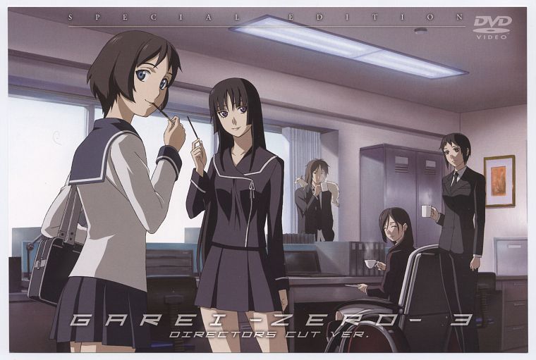 school uniforms, classroom, anime, Isayama Yomi, Ga-Rei: Zero, Tsuchimiya Kagura, anime girls, Jinguuji Ayame - desktop wallpaper