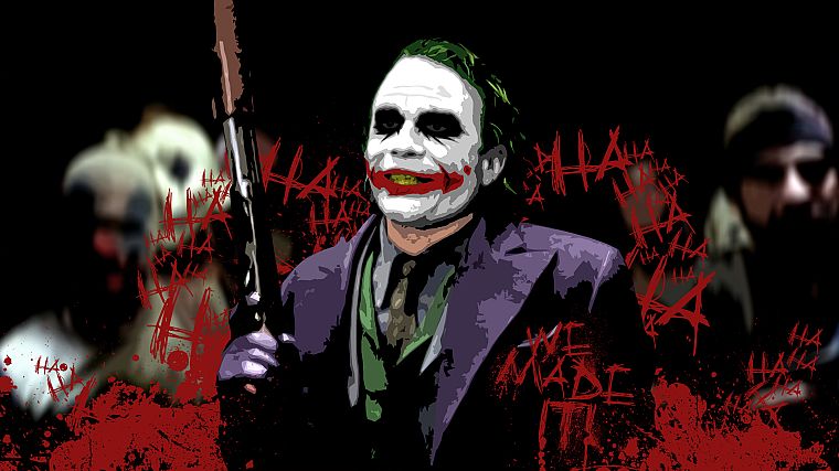 Batman, The Joker, The Dark Knight - desktop wallpaper