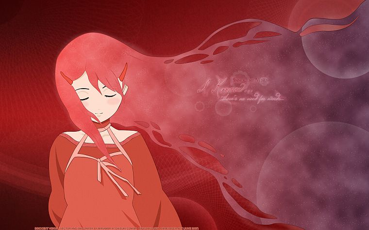 red, redheads, long hair, red dress, anime, anime girls, red background, Innocent Venus, Nobuto Sana - desktop wallpaper
